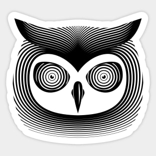 Hypno Owl Sticker